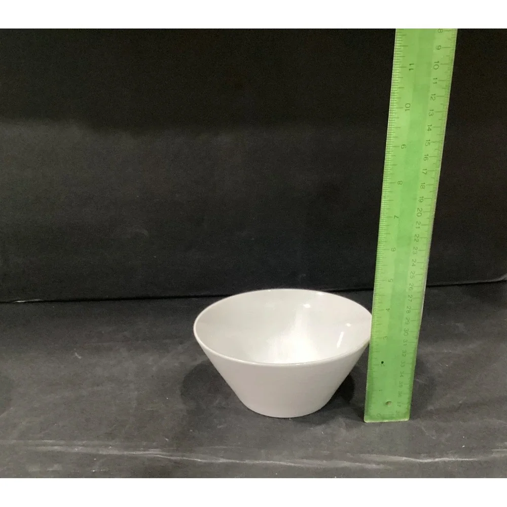 Food Network Set‎ of 2 White Soup Cereal Bowls 6.5